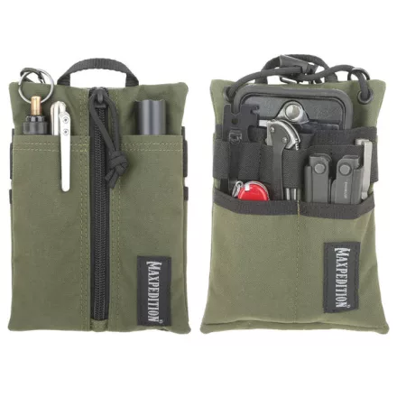 Maxpedition Platy Pocket -zsebrendszerező - Zöld- Nagy változat