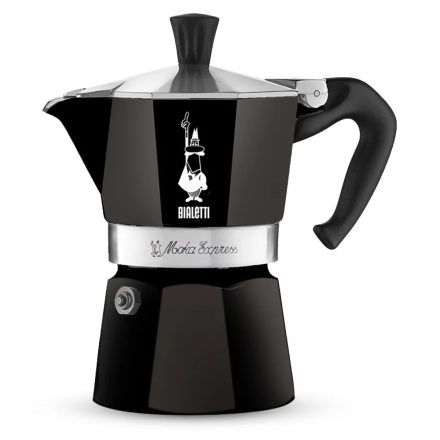 Bialetti Moka Express  kotyogós kávéfőző Fekete - 3 adagos
