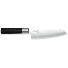 KAI Wasabi Black Santoku szakácskés (16,5 cm)
