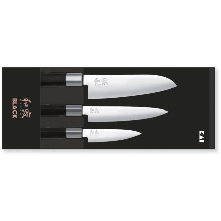 KAI Wasabi Black 3 darabos kés szett