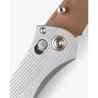 Benchmade Seven Ten - Gray Aluminum - Recurve 