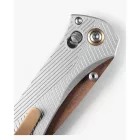 Benchmade Seven Ten - Gray Aluminum - Recurve 