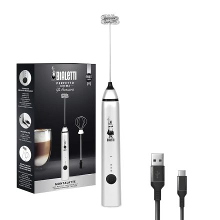 Bialetti Mini kézi tejhabosító Pro Silver 