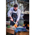 DICK Red Spirit késkészlet, 4 késsel, csipesszel, bőr késtartó táskában