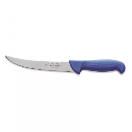 DICK ErgoGrip henteskés (18 cm) merev, ívelt, vékony, kék