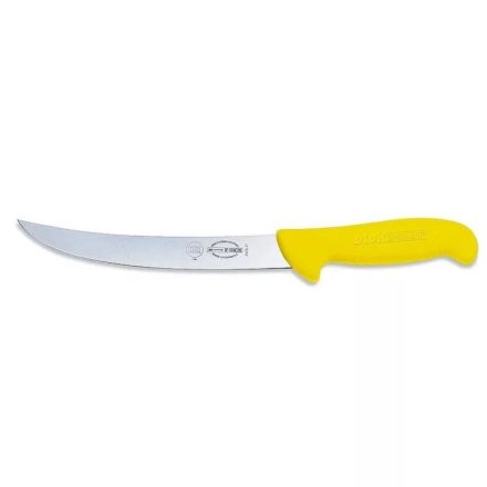 DICK ErgoGrip henteskés (21 cm) merev, ívelt, vékony, sárga