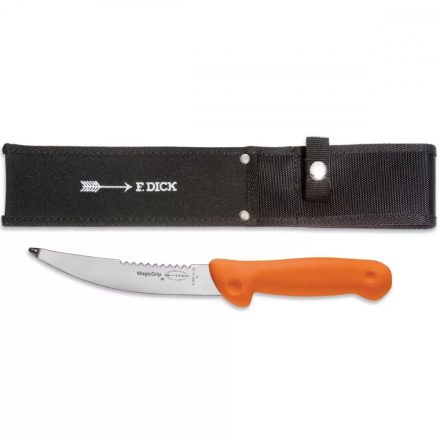 DICK MagicGrip vadászkés, tokkal (15 cm) merev, ívelt, narancssárga