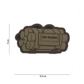 Kind regards PVC felvarró - coyote