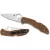 Spyderco Delica 4 Fran Flat Ground - Brown