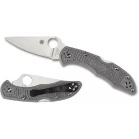 Spyderco Delica 4 Fran Flat Ground - Gray