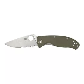 Spyderco Tenacious G-10 Brown CPM M4 COMBO