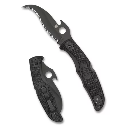 Spyderco Matriarch 2 Emerson Opener - Fekete - zsebkés 