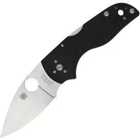 Spyderco Lil' Native Black G10 MID Black Lock