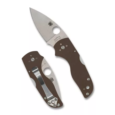 Spyderco Lil' Native Mid Backlock Barna G-10 CPM15V zsebkés, Sprint Run