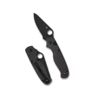 Spyderco Buttonup Carbon Fiber zsebkés - Fekete