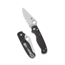 Spyderco Buttonup Carbon Fiber zsebkés Combo