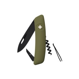 Swiza D01 AB, olívazöld (KNI.0013.1050)-zsebkés