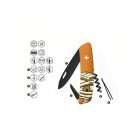 Swiza D01 AB HALLOWEEN, narancssárga/múmia (KNI.0013.H006)-zsebkés