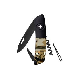   Swiza D01 AB HALLOWEEN, fekete/boszorkány (KNI.0013.H007)-zsebkés