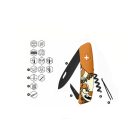 Swiza D01 AB HALLOWEEN, narancssárga/bohóc (KNI.0013.H010)-zsebkés