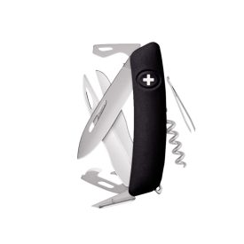 Swiza D07R AM SCISSORS, fekete (KNR.0116.1010)-zsebkés