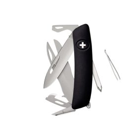 Swiza D08R AM SCISSORS, fekete (KNR.0126.1010)-zsebkés