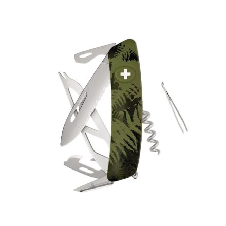 Swiza CH05TR AM CHEESE, olívazöld/páfrány (KCR.0056.2050)-zsebkés