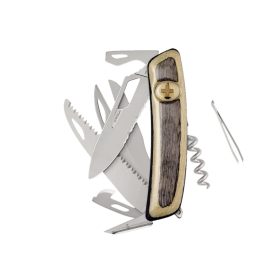   Swiza SH09TR AM SAW & SCISSORS WAVY EDGE laminált fehér (KST.0136.6520)-zsebkés