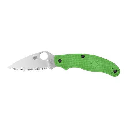 Spyderco UK Penknife  Salt Green Serrated -zsebkés 