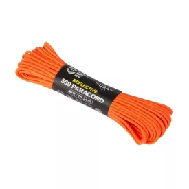550 Paracord Reflective (50ft) - Neon Orange