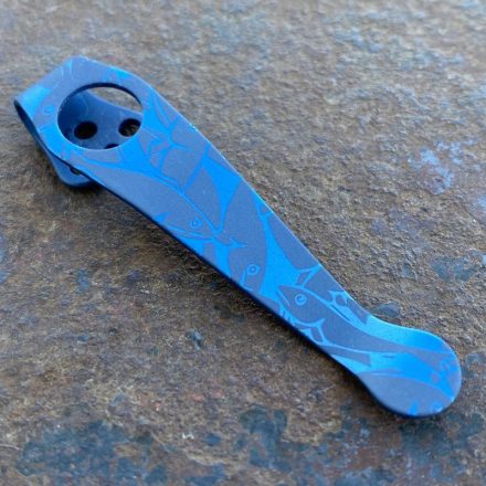 Lynch Go Fish clips - Spyderco PM3 jobb kezes