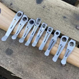 Lynch Stone Axe Clips 2 - Spyderco Shaman