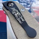 Lynch Big Iron Clips- Spyderco PM2 jobb kezes 