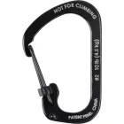 NITE IZE #2 Slidelock karabiner , fekete