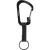 NITE IZE #3 Slidelock karabiner , fekete