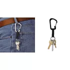 Niteize SLIDELOCK #3 kulcstartó - Fekete