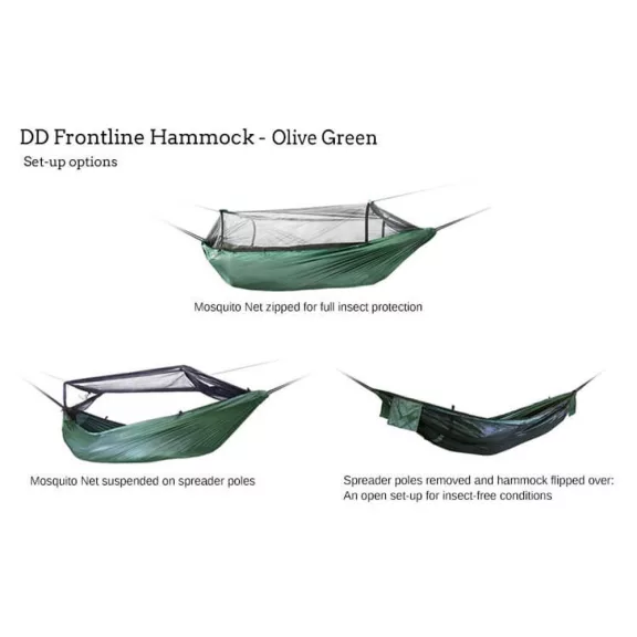 DD Frontline Hammock - Olive green - függőágy - Olive green DD Frontline Hammock - Olive green - függőágy - Olive green