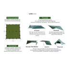 DD Tarp 3x3 - Forest Green