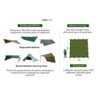 DD Tarp 4x4 - FOREST GREEN