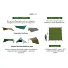 DD Tarp 4x4 - Olive green