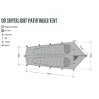 DD SuperLight - Pathfinder sátor - Olive green