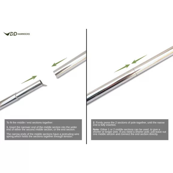 DD Tarp pole - sátorrúd - 2,2 m - (2db/csomag) DD Tarp pole - sátorrúd - 2,2 m - (2db/csomag)