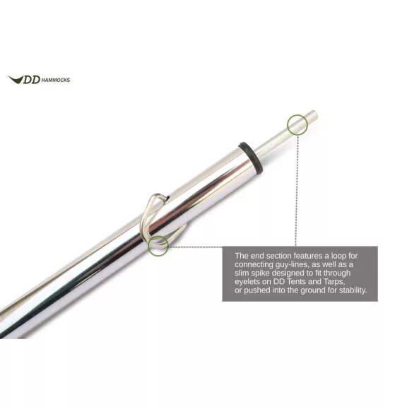 DD Tarp pole - sátorrúd - 2,2 m - (2db/csomag) DD Tarp pole - sátorrúd - 2,2 m - (2db/csomag)