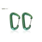 DD karabiner - zöld - 2db
