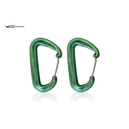 DD karabiner - zöld - 2db