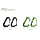 DD karabiner - zöld - 2db