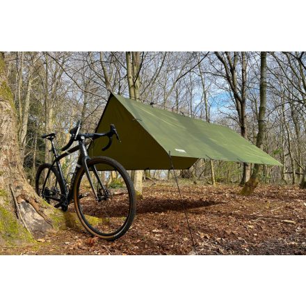 DD Recycled ponyva  - újrahasznosított - 3m x 2.9m  - Olive drab