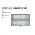 DD SuperLight - A-Frame - Mesh Tent - Olive green