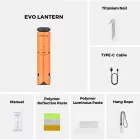 Flextail Evo Lantern teleszkópos LED lámpa – 12 000 mAh power bank funkcióval