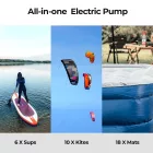 Flextail EVO SUP Pump – 20 PSI hordozható elektromos pumpa SUP-hoz és felfújható eszközökhöz